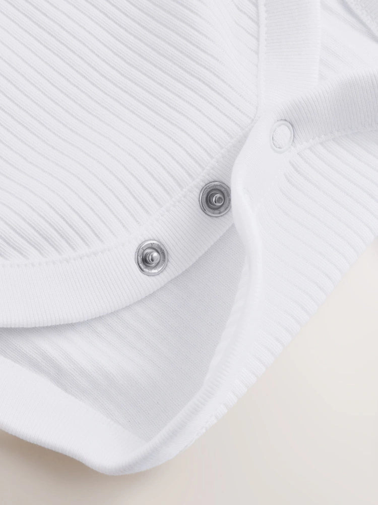 |BabyGirl| Conjunto De Jardineira e Body Listrados Rosa e Branco Para Bebê (2 peças, de 0 meses a 2 anos)