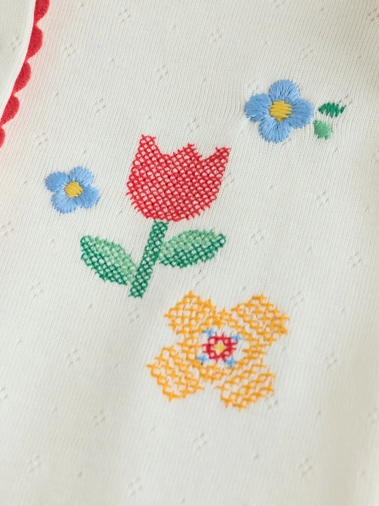 |BabyGirl| Conjunto De 3 Macacões Para Bebês Nas Cores Vermelho, Branco e Azul Marinho (0 meses a 3 anos)