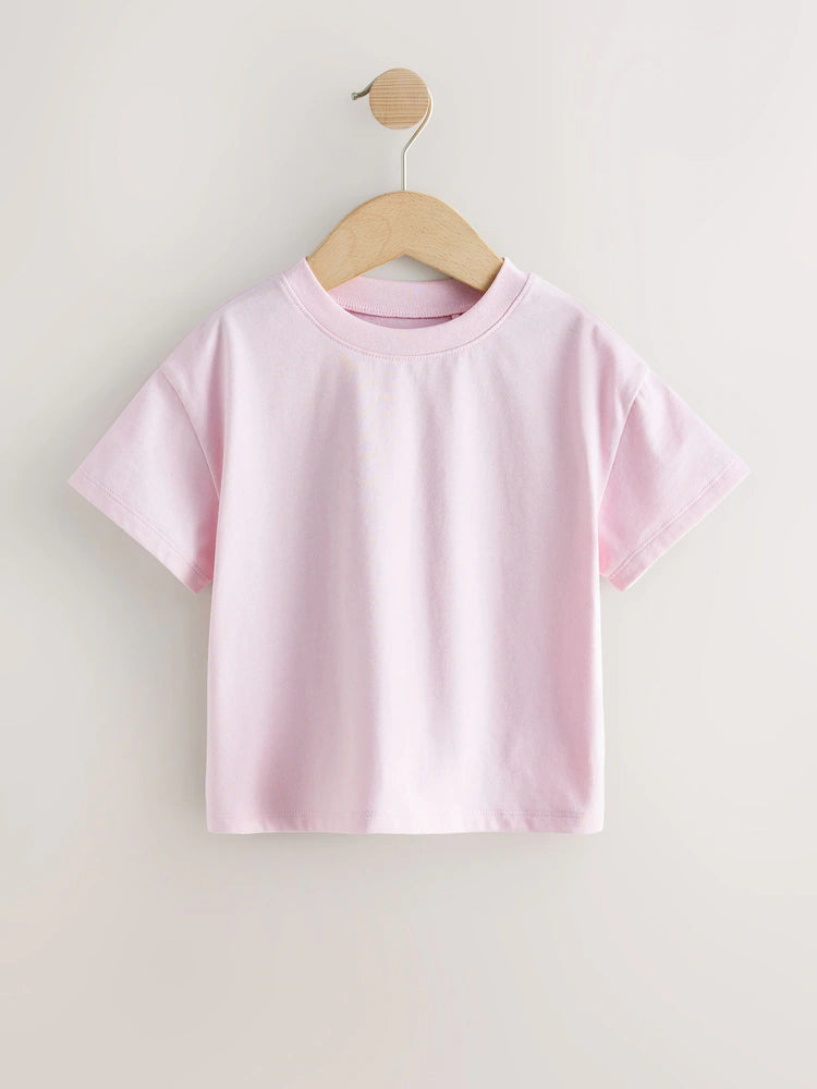 |Girl| Pacote Com 7 Camisetas Coloridas (3 meses a 7 anos)
