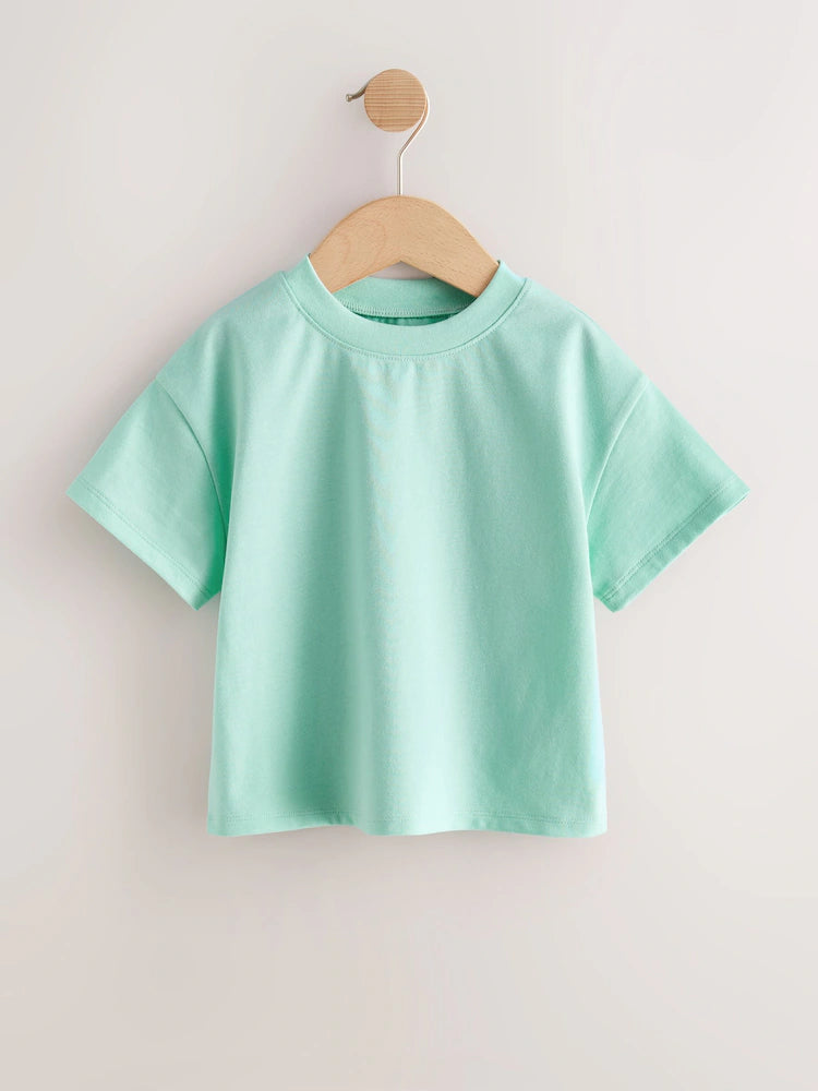 |Girl| Pacote Com 7 Camisetas Coloridas (3 meses a 7 anos)