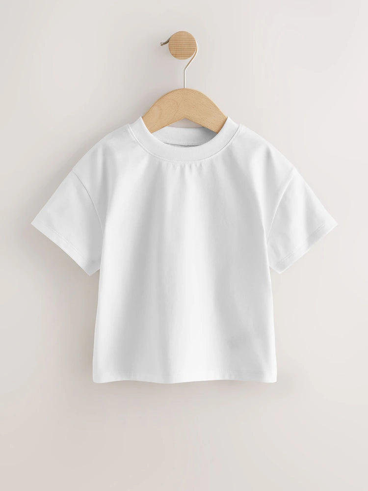 |Girl| Pacote Com 7 Camisetas Coloridas (3 meses a 7 anos)