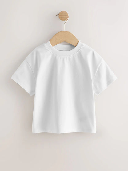 |Girl| Pacote Com 7 Camisetas Coloridas (3 meses a 7 anos)
