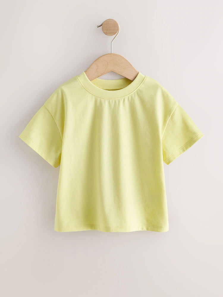 |Girl| Pacote Com 7 Camisetas Coloridas (3 meses a 7 anos)