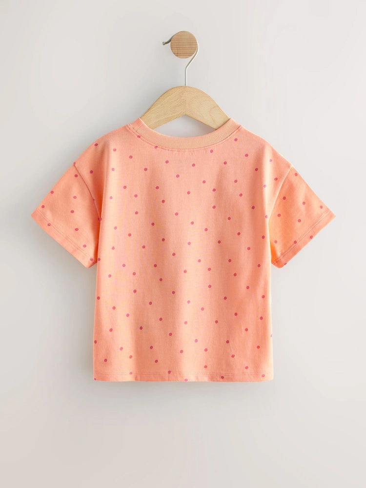 |Girl| Pacote Com 7 Camisetas Coloridas (3 meses a 7 anos)