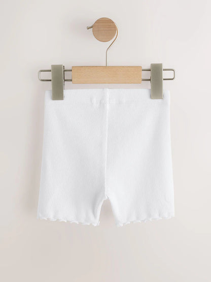|Girl| Conjunto De 5 Calções de Ciclismo Arco-Íris (3 meses a 7 anos)
