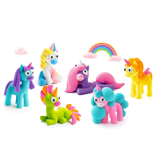 Hey Clay Conjunto grande de 15 latas Unicorns