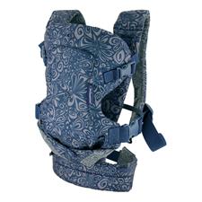 Canguru para bebê conversível Infantino Flip 4 em 1 azul marinho floral