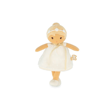 Kaloo Boneca Tendresse Daphne, 25 cm. Poliéster reciclado, plástico reciclado.
