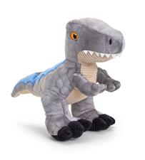 Keel Toys Keeleco Dinossauro Cinza Raptor 26cm