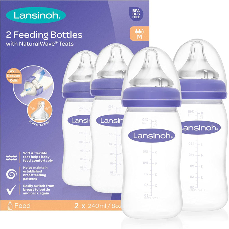 Lansinoh Mamadeiras 160ml, pacote com 2