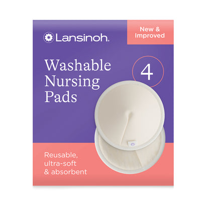 Lansinoh Almofadas Protetoras Laváveis - Kit com 4