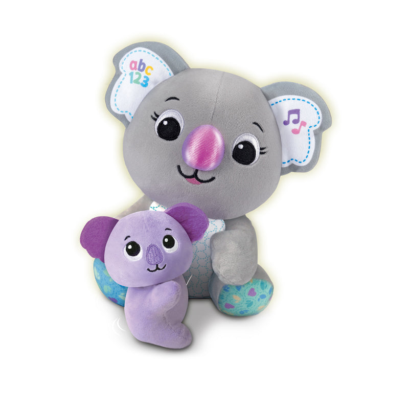 Leap Frog Botões do brinquedo Cuddle & Learn Koalas para ouvir frases suaves de atenção plena.