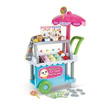 LeapFrog Scoop & Learn Ice Cream Pop-Up Shop Conjunto de faz de conta com concha de sorvete, jogos educativos e muito mais