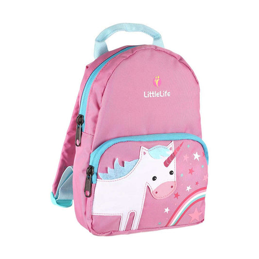 LittleLife Mochila infantil com estampa de unicórnio e rédeas