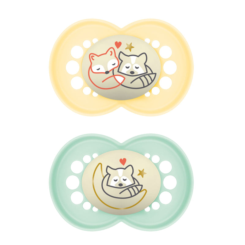 MAM Chupete nocturno unisex 16 m+ ​​2 unidades