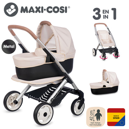 Maxi-Cosi Brinquedo Bege 3 em 1 para Carrinho de Bebê