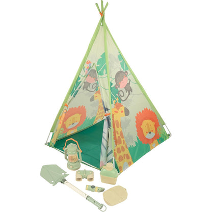 Jungle Explorer Tenda de Brincar MoVe  com Acessórios - Brinquedo de Aventura Infantil para Ambientes Internos e Externos - Reino Unido 2026