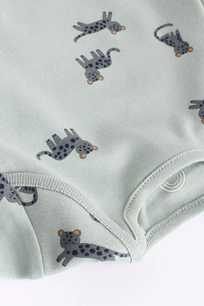 |BabyBoy| Body Para Bebê Pacote Com 5 Azul-Petróleo