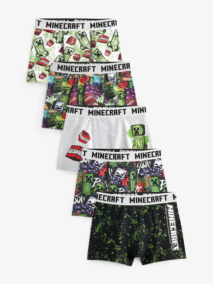 |BigBoy| Pacote Com 5 Baús De Licença Do Minecraft (3-16 anos)