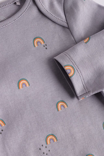 |BabyGirl| Pacote Com 7 Macacões De Manga Comprida Para Bebê