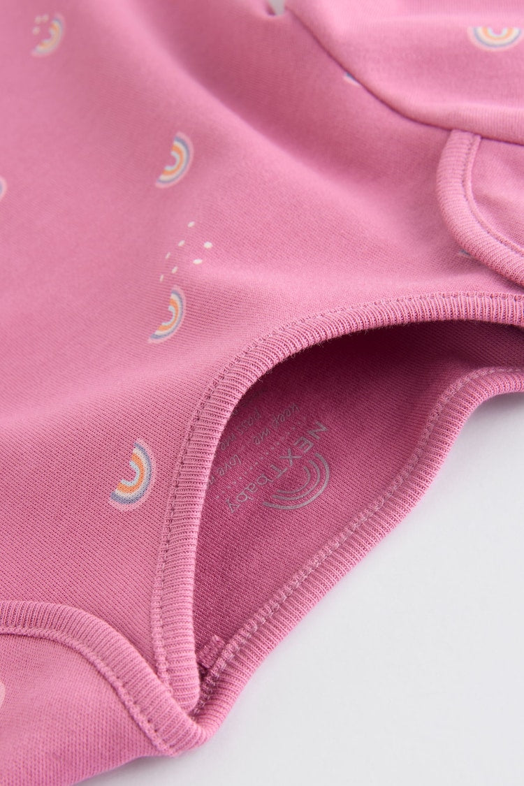 |BabyGirl| Pacote com 5 macacões 100% algodão Multi Baby