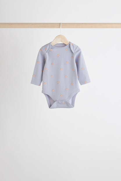 |BabyGirl| Pacote com 5 macacões 100% algodão Multi Baby