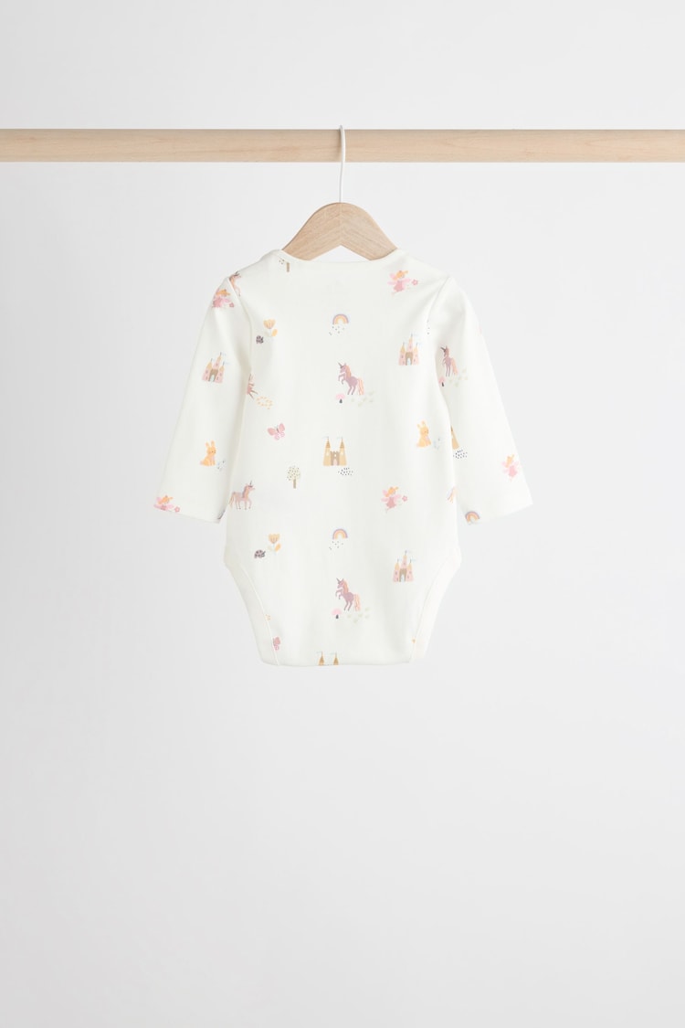 |BabyGirl| Pacote com 5 macacões 100% algodão Multi Baby