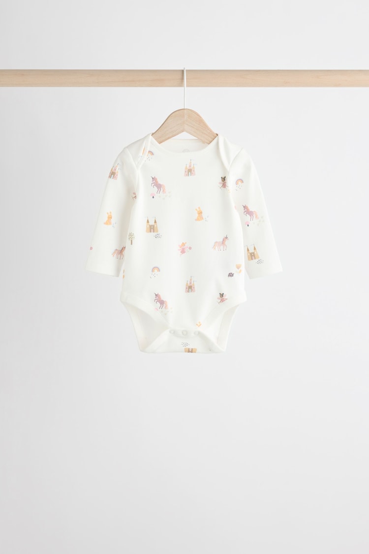 |BabyGirl| Pacote com 5 macacões 100% algodão Multi Baby