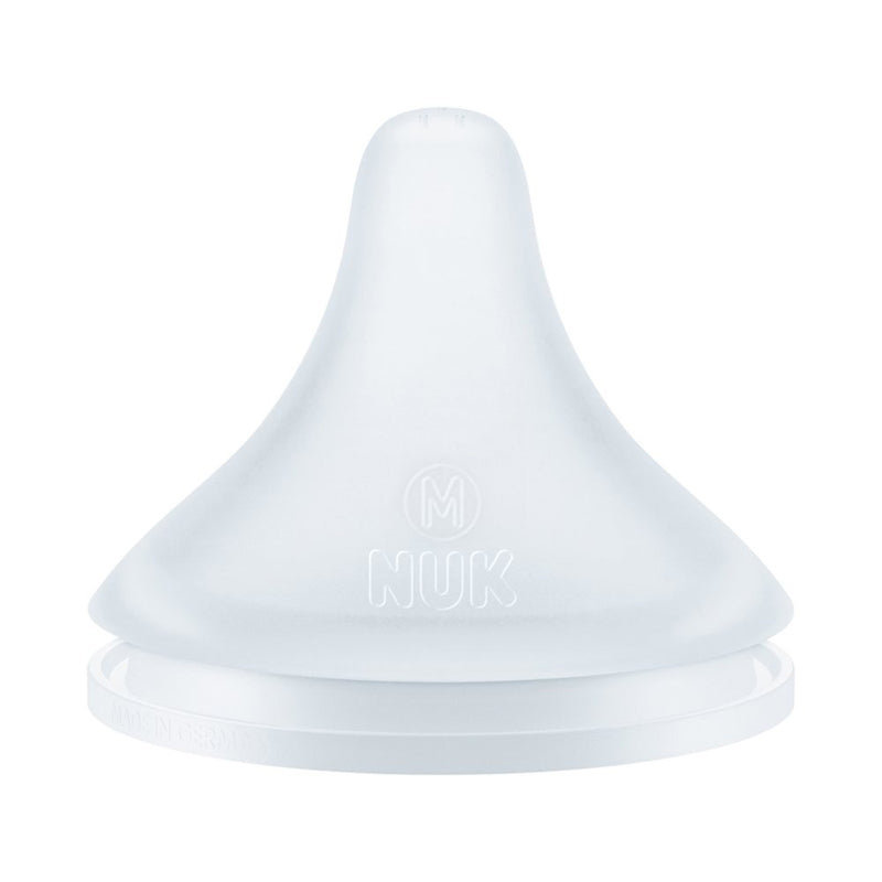 NUK Bico de Silicone para Mamadeira Perfect Match 3m+ (Pacote com 2) – Bico Macio com Toque de Pele para Amamentação Mista (Peito e Mamadeira)