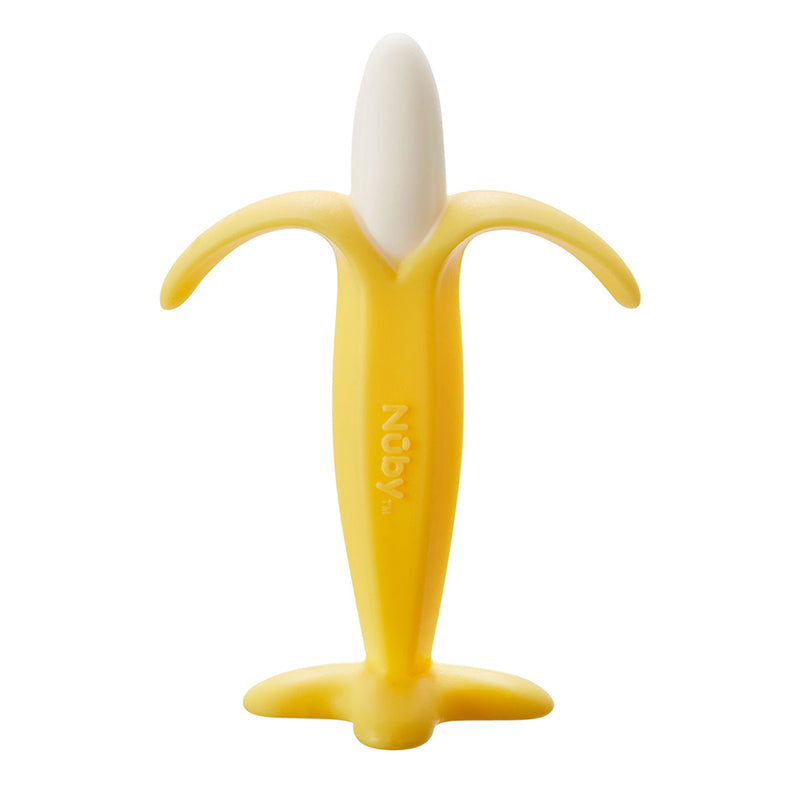 Nuby Mordedor de silicone em formato de banana