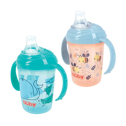Nuby Copo para Bebê Decorado Grip N Sip 240ml