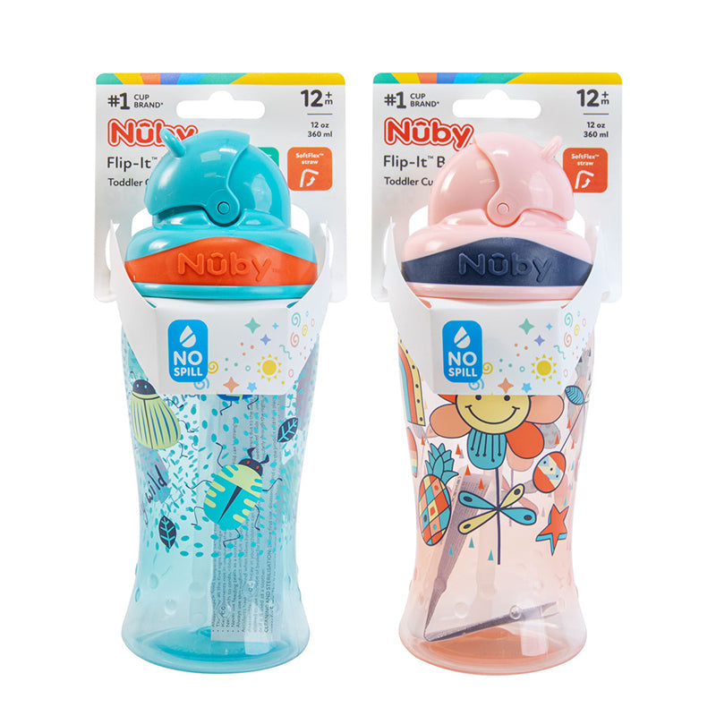Nuby Copo Flip It Boost para crianças 360ml