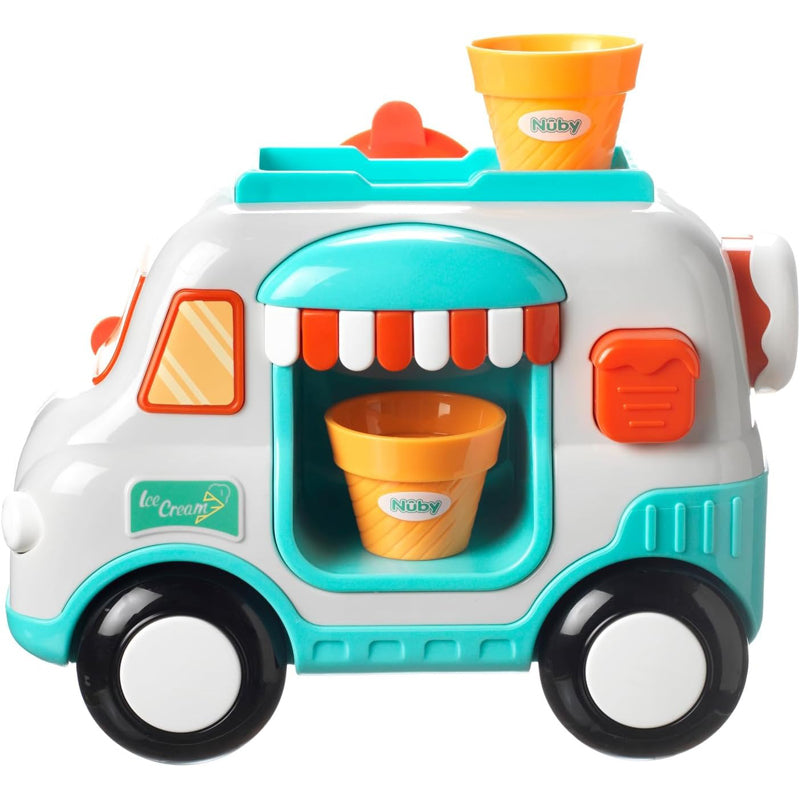 Nuby Brinquedo de Banho Máquina de Sorvete – Criador de Bolhas com 2 Casquinhas (Para crianças a partir de 3 anos)