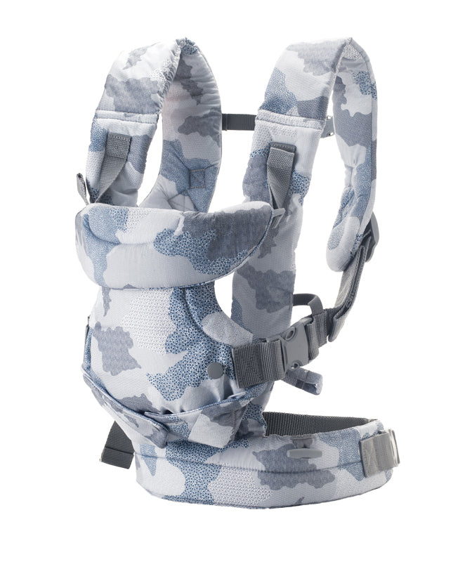 Infantino Porta-bebês conversível Flip Advanced 4 em 1 azul camuflado