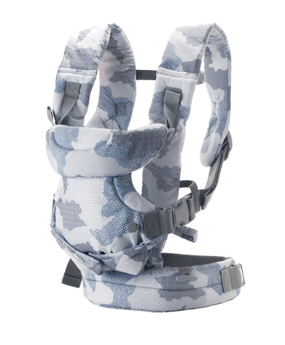 Infantino Porta-bebês conversível Flip Advanced 4 em 1 azul camuflado