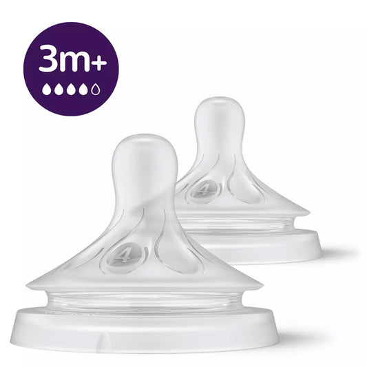 Philips Avent  Tetina Natural Response 3.0 Nível 4 3m+ 2Pk
