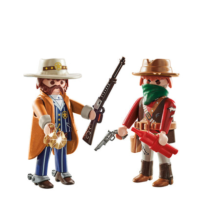 Playmobil Duopack Bandido y Sheriff