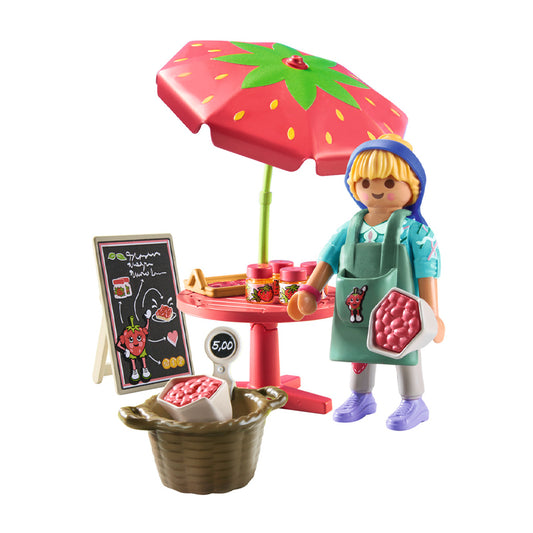 Playmobil Country: Puesto de mermelada de fresa casera