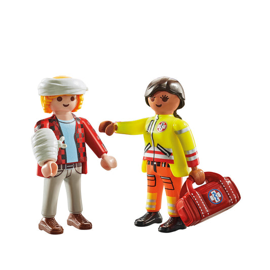 Playmobil 71506 Médico com pessoa ferida Duopack