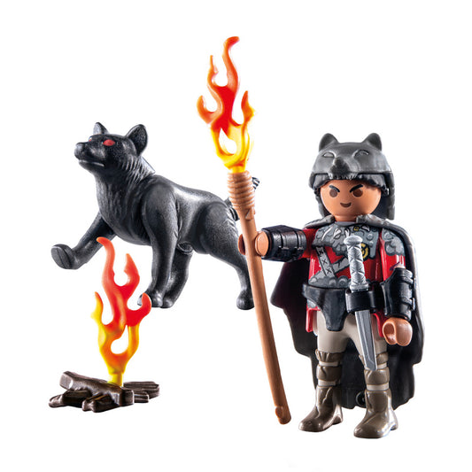 Playmobil  Especial Plus: Guerreiro com Lobo