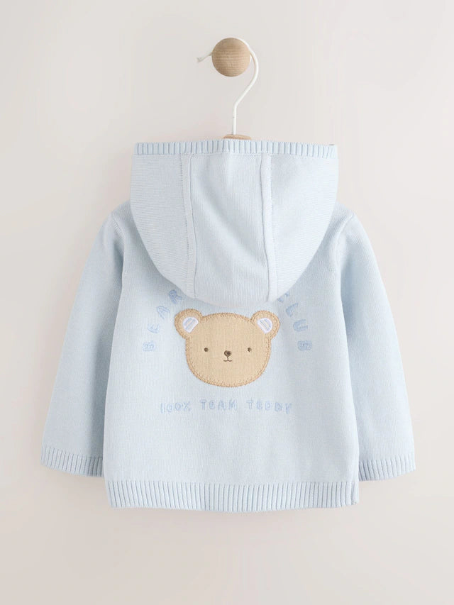 |BabyBoy| Cardigan Azul 100% Algodão (0 meses a 2 anos)