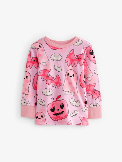 |Girl| Pijama Pink Ghost Halloween Snuggle (9 meses a 12 anos)