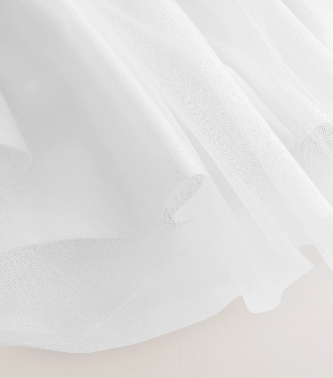 |Niña| Vestido de Dama de Honor - Blanco Crudo (3 meses a 16 años)