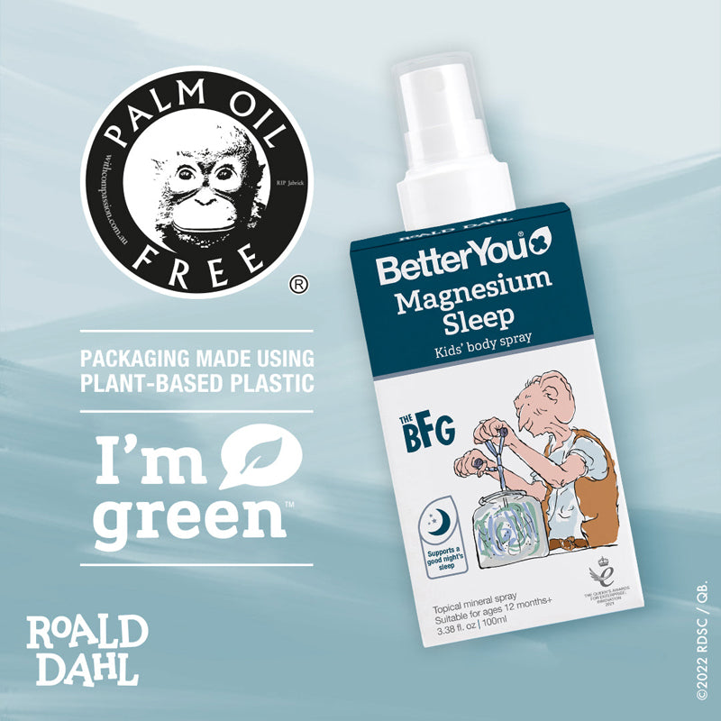 BetterYou Spray Corporal Infantil Roald Dahl Magnésio para Dormir