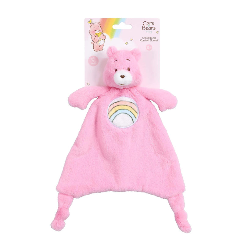 Naninha de Pelúcia Ursinhos Carinhosos (Cheer Bear) – Rosa, Macia, com Arco-íris – Para Bebês (A partir do Nascimento)