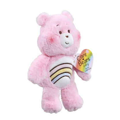 Ursinho Carinhoso Cheer Bear – Pelúcia Macia Rosa "Meu Primeiro Amiguinho" com Arco-íris – Para Bebês (A partir do Nascimento)