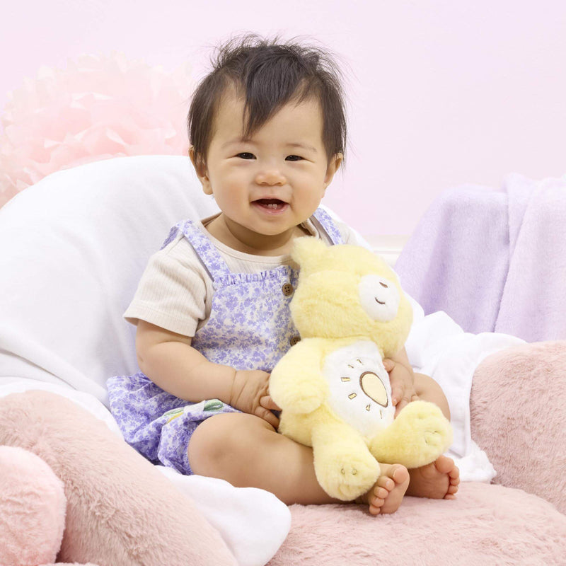 Ursinho Carinhoso Funshine Bear – Pelúcia Macia e Fofinha, Amarela – Presente para Bebê e Recém-nascido (a partir do nascimento)