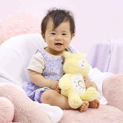 Ursinho Carinhoso Funshine Bear – Pelúcia Macia e Fofinha, Amarela – Presente para Bebê e Recém-nascido (a partir do nascimento)