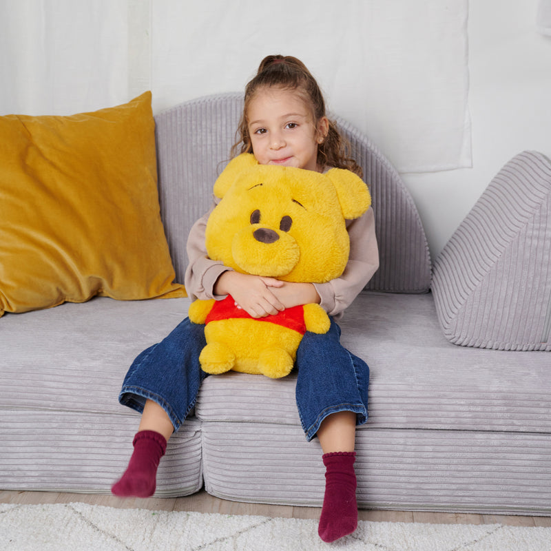 Disney Pelúcia Huggables Ursinho Pooh 35 cm Supermacia – Urso Fofinho para Abraçar e Brincar