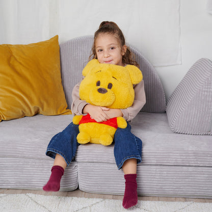 Disney Pelúcia Huggables Ursinho Pooh 35 cm Supermacia – Urso Fofinho para Abraçar e Brincar